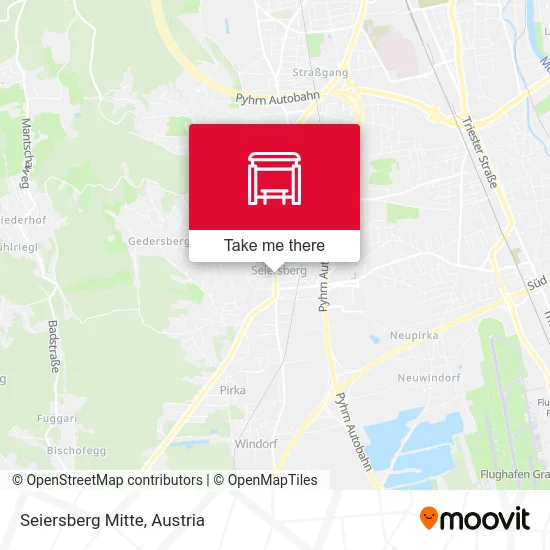 Seiersberg Mitte map