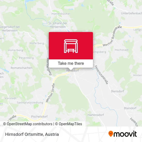Hirnsdorf Ortsmitte map