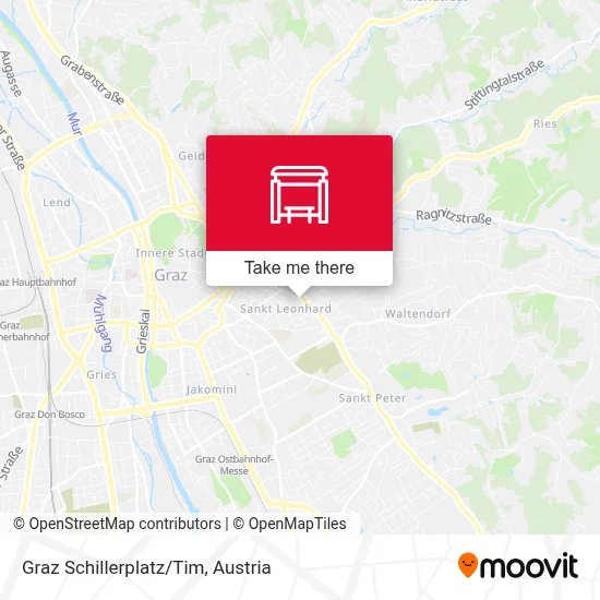 Graz Schillerplatz/Tim map