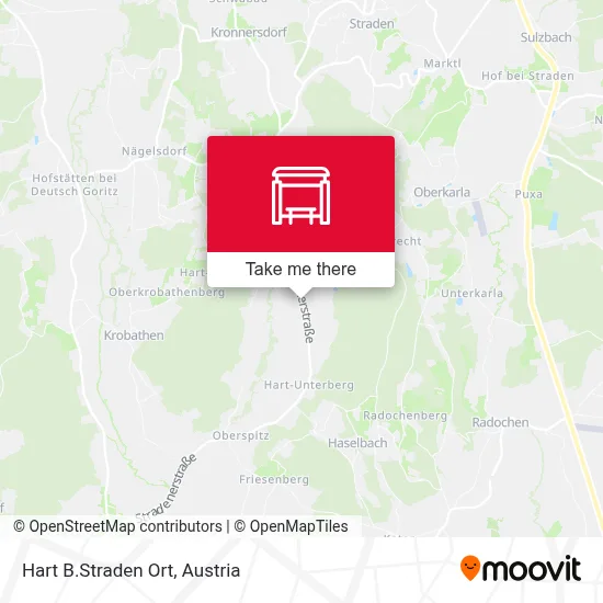 Hart B.Straden Ort map