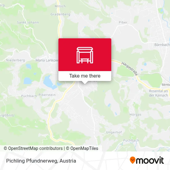 Pichling Pfundnerweg map