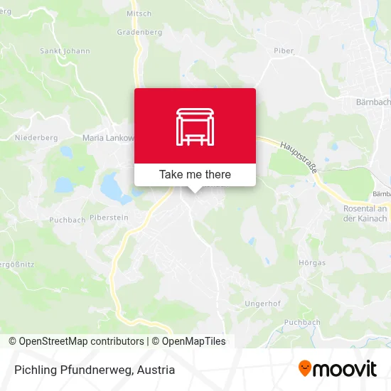 Pichling Pfundnerweg map
