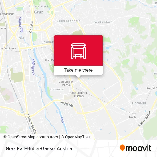 Graz Karl-Huber-Gasse map