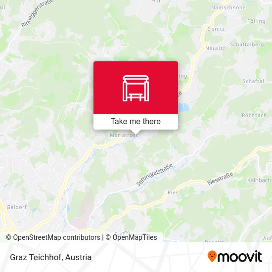 Graz Teichhof map