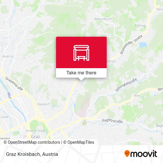 Graz Kroisbach map