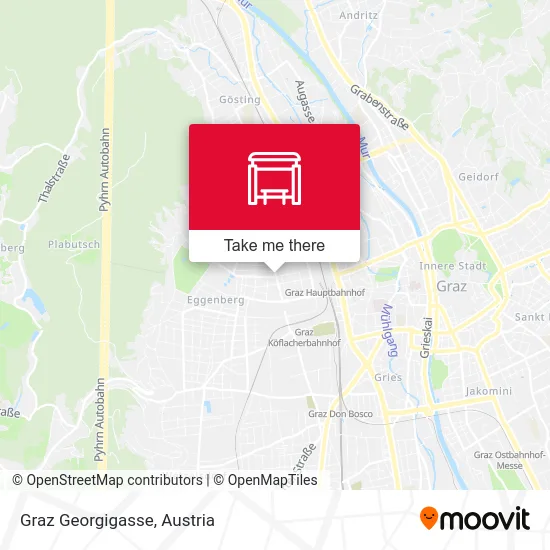 Graz Georgigasse map