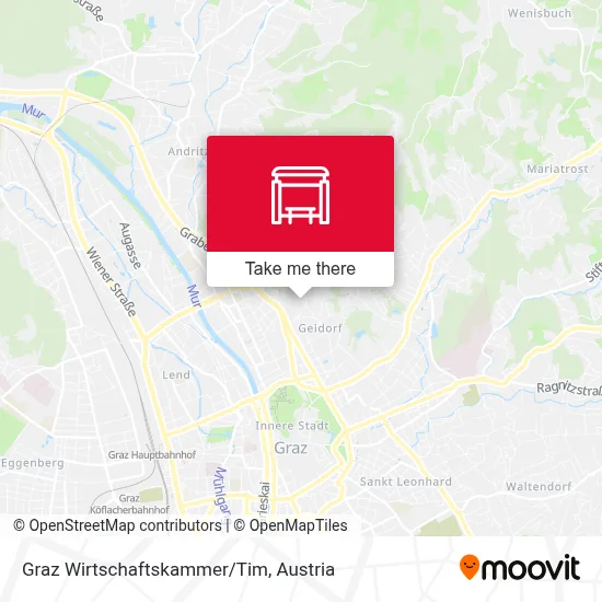Graz Wirtschaftskammer/Tim map