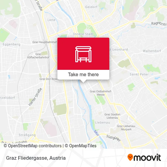 Graz Fliedergasse map