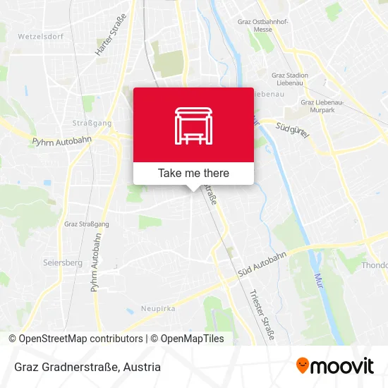 Graz Gradnerstraße map