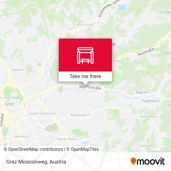 Graz Mosconweg map