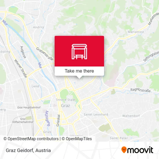 Graz Geidorf map