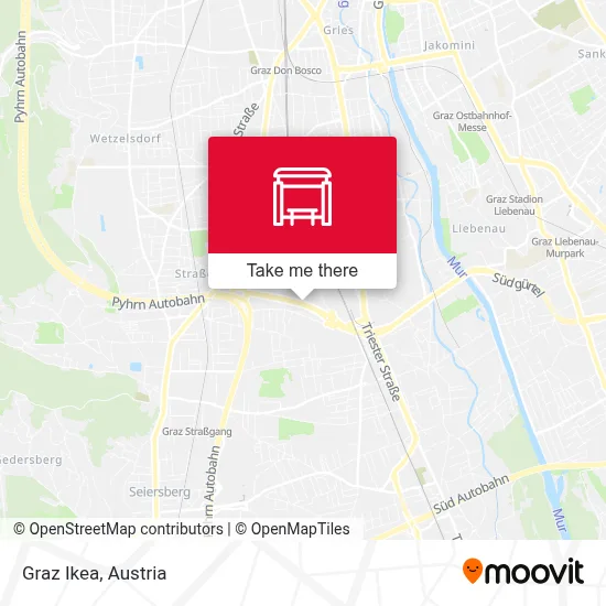 Graz Ikea map