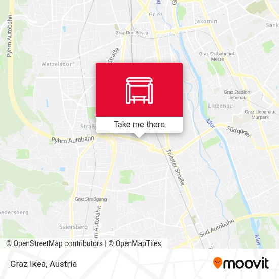 Graz Ikea map