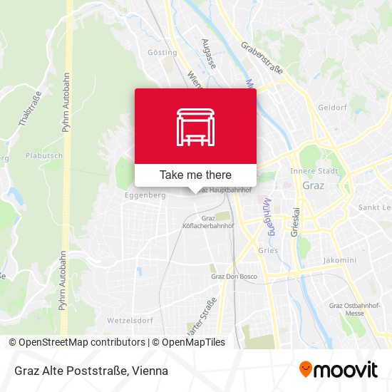 Graz Alte Poststraße map