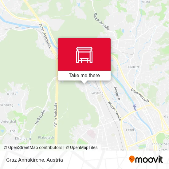 Graz Annakirche map