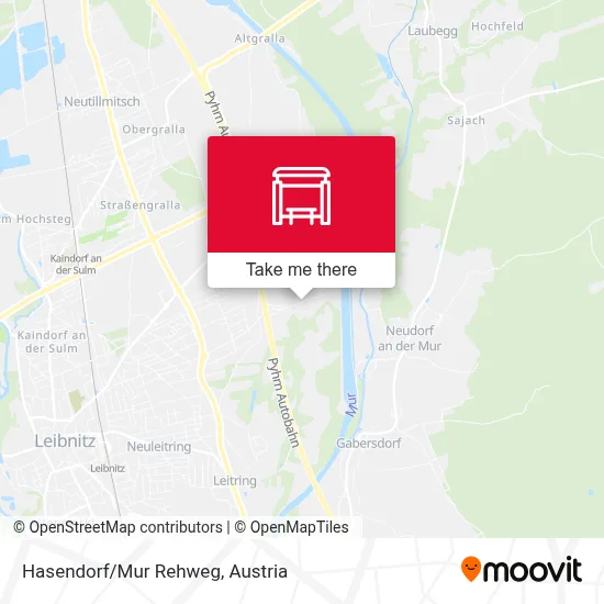 Hasendorf/Mur Rehweg map