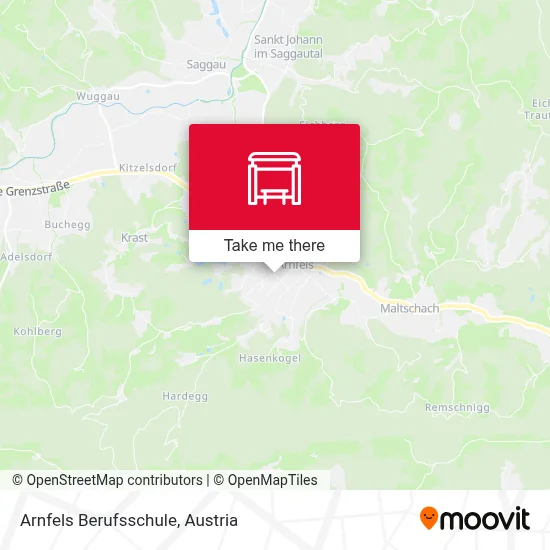 Arnfels Berufsschule map