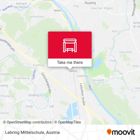 Lebring Mittelschule map
