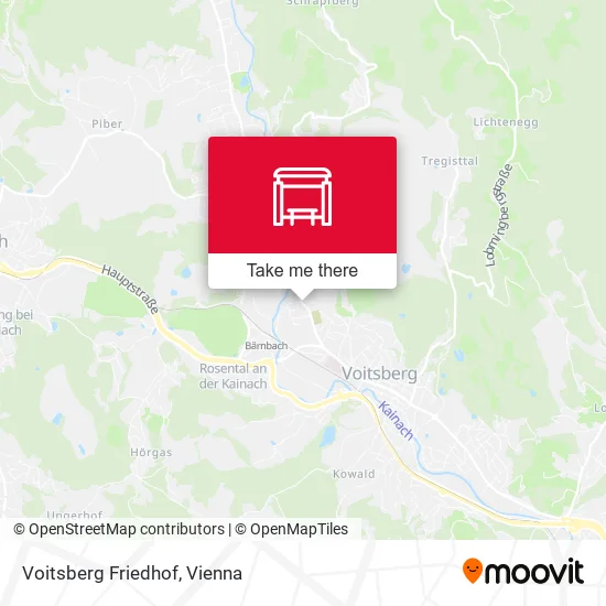 Voitsberg Friedhof map