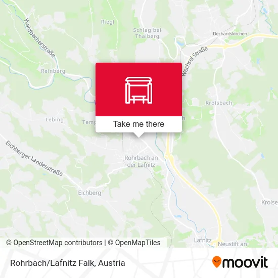 Rohrbach/Lafnitz Falk map