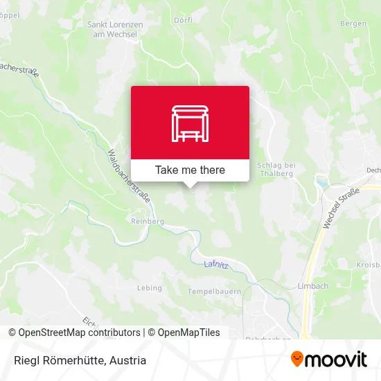 Riegl Römerhütte map