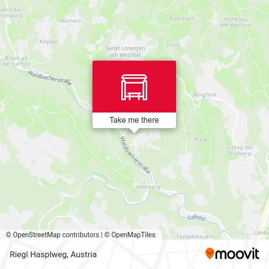 Riegl Hasplweg map