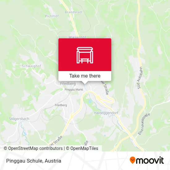 Pinggau Schule map