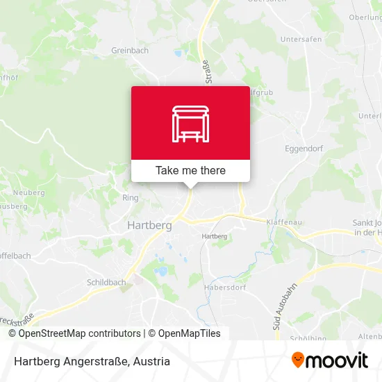 Hartberg Angerstraße map