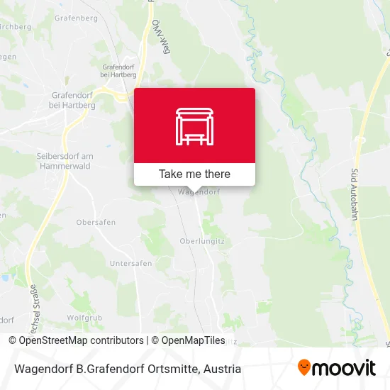 Wagendorf B.Grafendorf Ortsmitte map