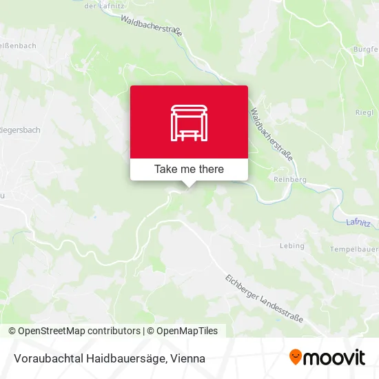 Voraubachtal Haidbauersäge map
