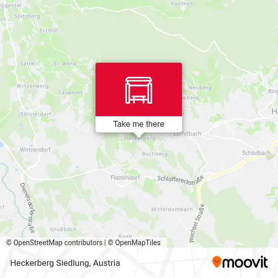 Heckerberg Siedlung map