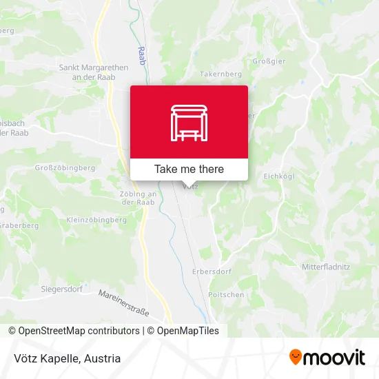 Vötz Kapelle map
