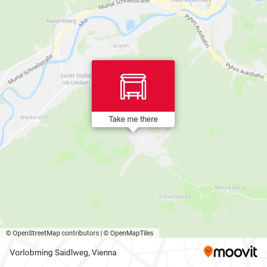 Vorlobming Saidlweg map