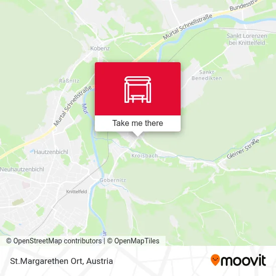 St.Margarethen Ort map