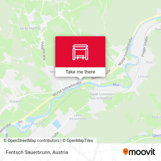 Fentsch Sauerbrunn map