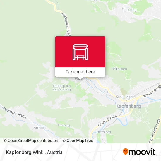 Kapfenberg Winkl map