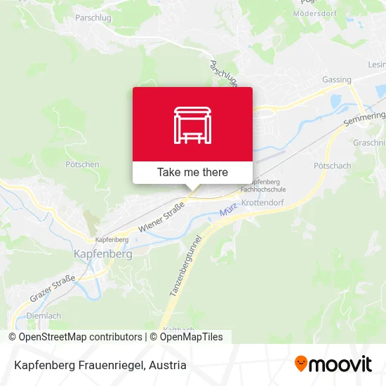 Kapfenberg Frauenriegel map