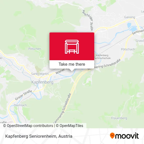 Kapfenberg Seniorenheim map