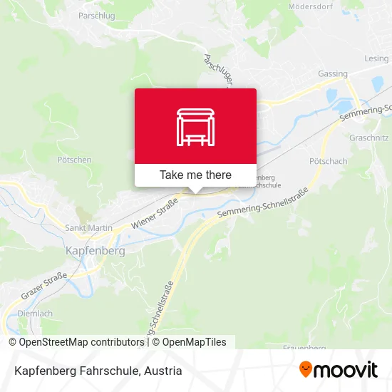 Kapfenberg Fahrschule map