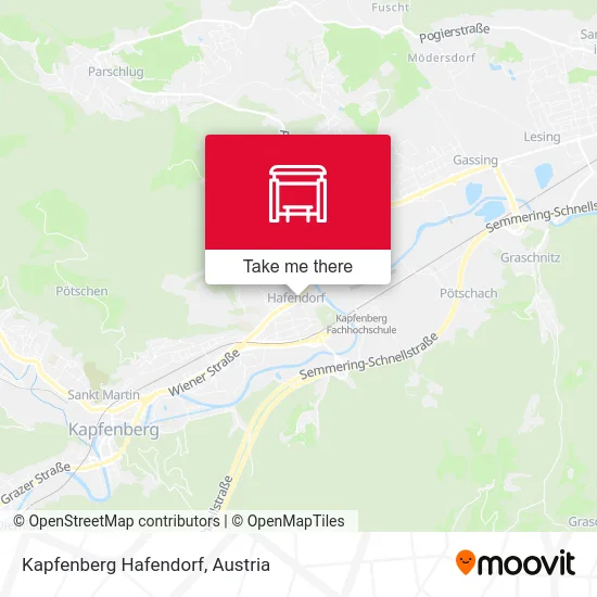 Kapfenberg Hafendorf map