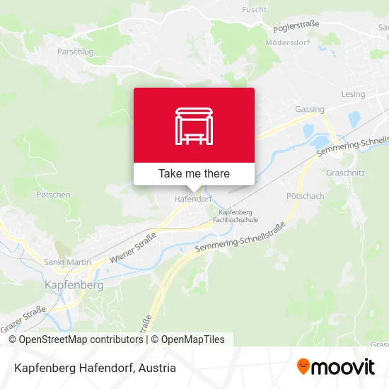 Kapfenberg Hafendorf map