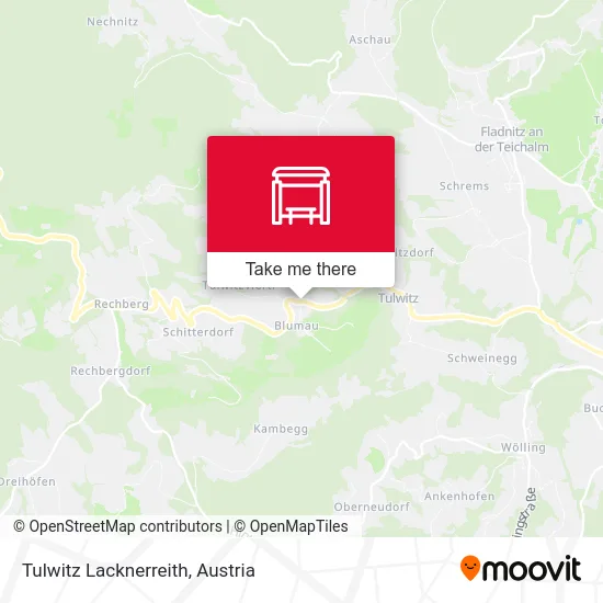 Tulwitz Lacknerreith map