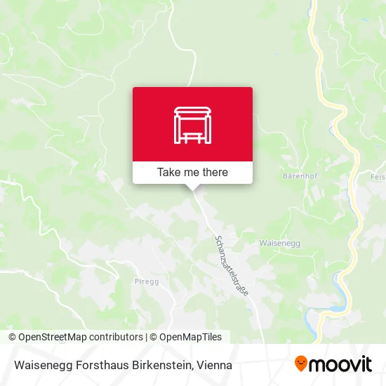 Waisenegg Forsthaus Birkenstein map