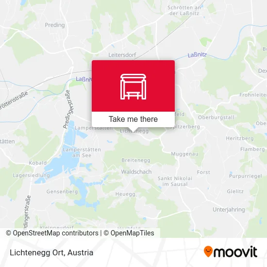 Lichtenegg Ort map