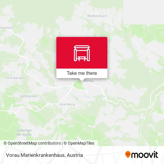 Vorau Marienkrankenhaus map
