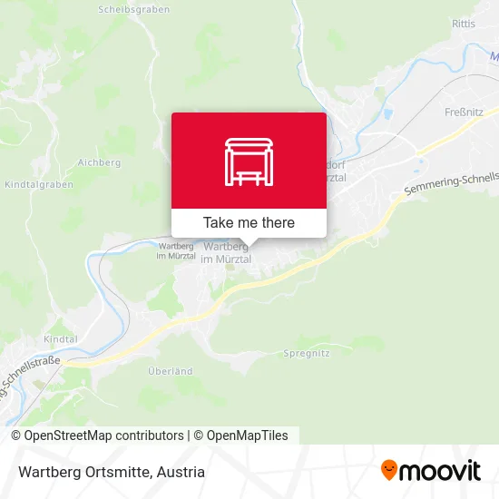 Wartberg Ortsmitte map