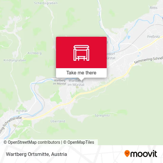 Wartberg Ortsmitte map