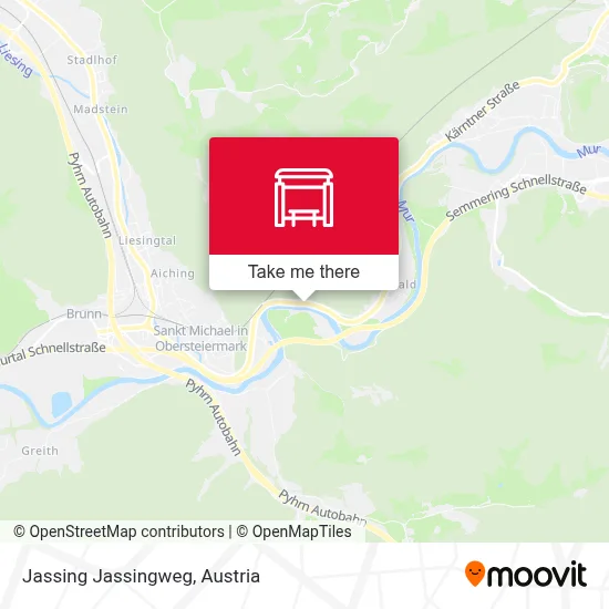 Jassing Jassingweg map