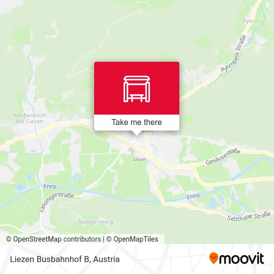 Liezen Busbahnhof B map