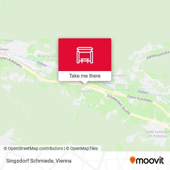 Singsdorf Schmiede map
